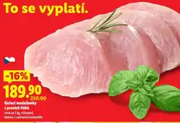 Lidl Kuřecí medailonky z prsních řízků nabídka