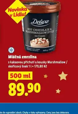 Lidl Mléčná zmrzlina nabídka