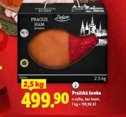 Lidl Pražská šunka nabídka