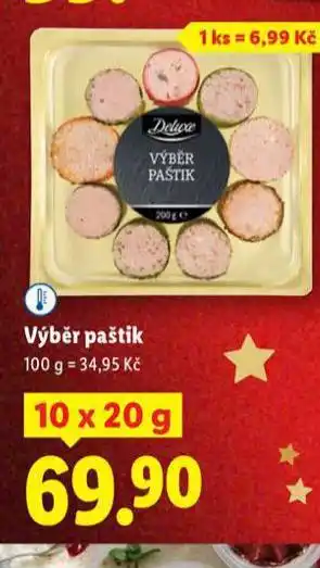 Lidl Výběr paštik nabídka