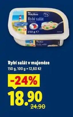 Lidl Rybí salát v majonéze nabídka