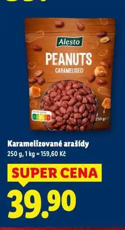 Lidl Karanelizované arašídy nabídka