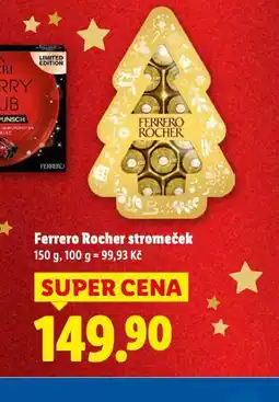 Lidl Ferrero rocher stromeček nabídka