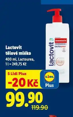 Lidl Lactovit tělové mléko nabídka