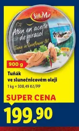 Lidl Tuňák ve slunečnicovém oleji nabídka