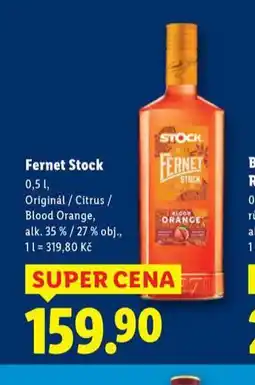 Lidl Fernet stock nabídka