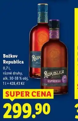 Lidl Božkov republica nabídka