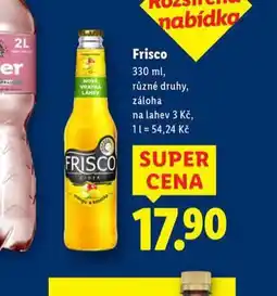 Lidl Frisco nabídka