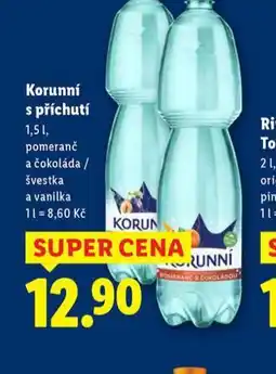 Lidl Korunní s příchutí nabídka