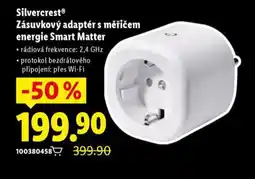 Lidl Zásuvkový adaptér s měřičem energie smart matter nabídka