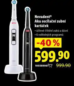 Lidl Aku ascilační zubní kartáček nabídka