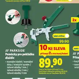 Lidl Pomůcky pro pokládku dlaždic nabídka