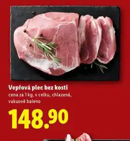 Lidl Vepřová plec bez kosti nabídka