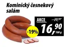 ZEMAN Kominický česnekový salám nabídka