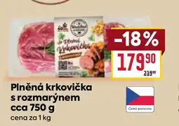 Billa Plněná krkovička s rozmarýnem nabídka