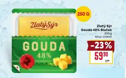 Billa Zlatý Sýr Gouda 48% Bloček nabídka