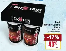 Billa Zott Protein Coffee Shots nabídka