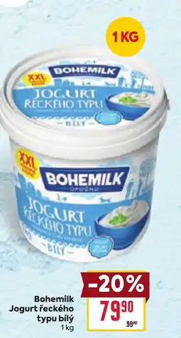 Billa BOHEMILK Jogurt řeckého typu bílý nabídka