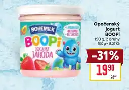 Billa BOHEMILK Opočenský jogurt BOOPI nabídka