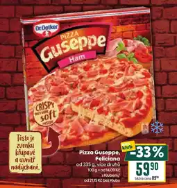 Billa Dr .Oetker Pizza Guseppe, Feliciana nabídka
