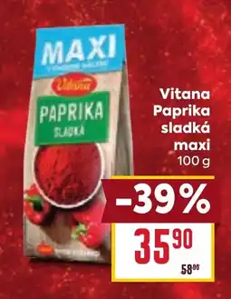 Billa Vitana Paprika sladká maxi nabídka