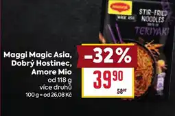 Billa Maggi Magic Asia, Dobrý Hostinec, Amore Mio nabídka