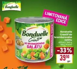 Billa Bonduelle Creatif do bramborového salátu nabídka