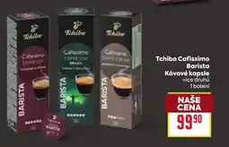 Billa Tchibo Cafissimo Barista Kávové kapsle nabídka