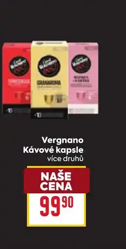 Billa Vergnano Kávové kapsle nabídka