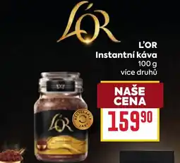 Billa L'OR Instantní káva nabídka