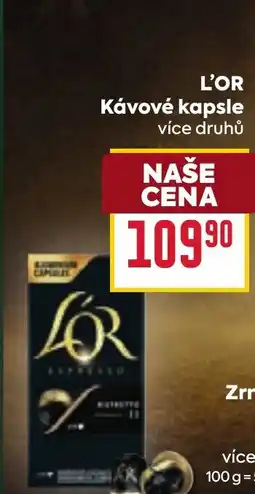 Billa L'OR Kávové kapsle nabídka