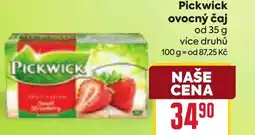 Billa PICKWICK ovocný čaj nabídka