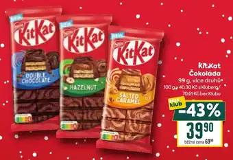 Billa KitKat Čokoláda nabídka