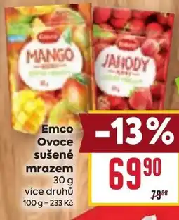 Billa Emco Ovoce sušené mrazem nabídka