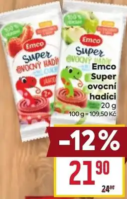 Billa Emco Super ovocní hadíci nabídka