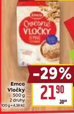 Billa Emco Vločky nabídka