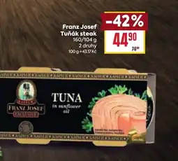 Billa Franz Josef Tuňák steak nabídka