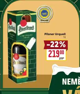 Billa Pilsner Urquell nabídka