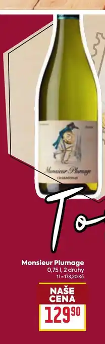 Billa Monsieur Plumage nabídka