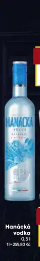 Billa Hanácká vodka nabídka