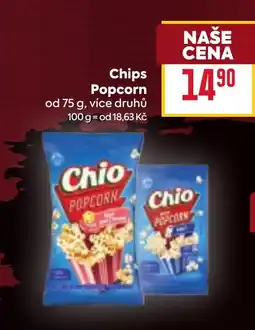 Billa Chips Popcorn nabídka