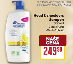Billa Head & shoulders Šampon nabídka