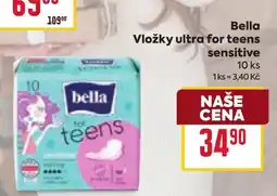 Billa Bella Vložky ultra for teens sensitive nabídka