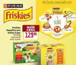Billa Friskies Kapsičky pro kočky a psy nabídka