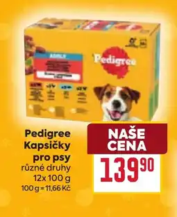 Billa Pedigree Kapsičky pro psy nabídka