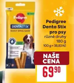 Billa Pedigree Denta Stix pro psy nabídka