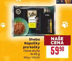 Billa Sheba Kapsičky pro kočky nabídka