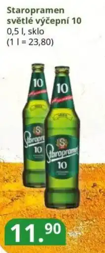 Potraviny CZ Staropramen světlé výčepní 10 nabídka