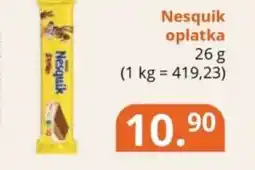 Potraviny CZ Nesquik oplatka nabídka