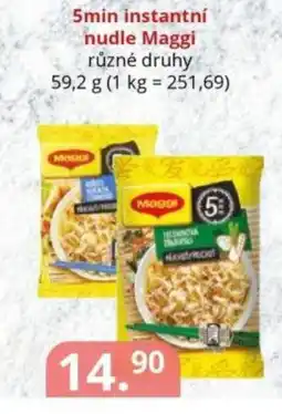 Potraviny CZ 5min instantní nudle Maggi nabídka